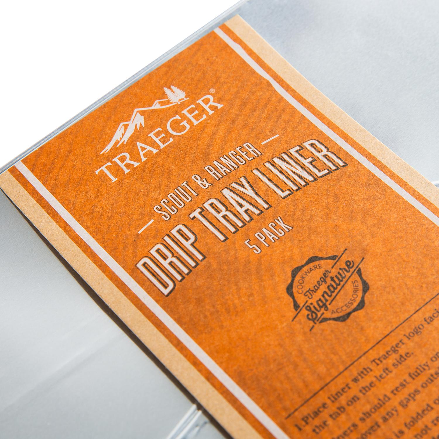Traeger Aluminum Drip Tray Liner 13.15 in. L X 10.24 in. W For Traeger Ranger, Scout, PTG