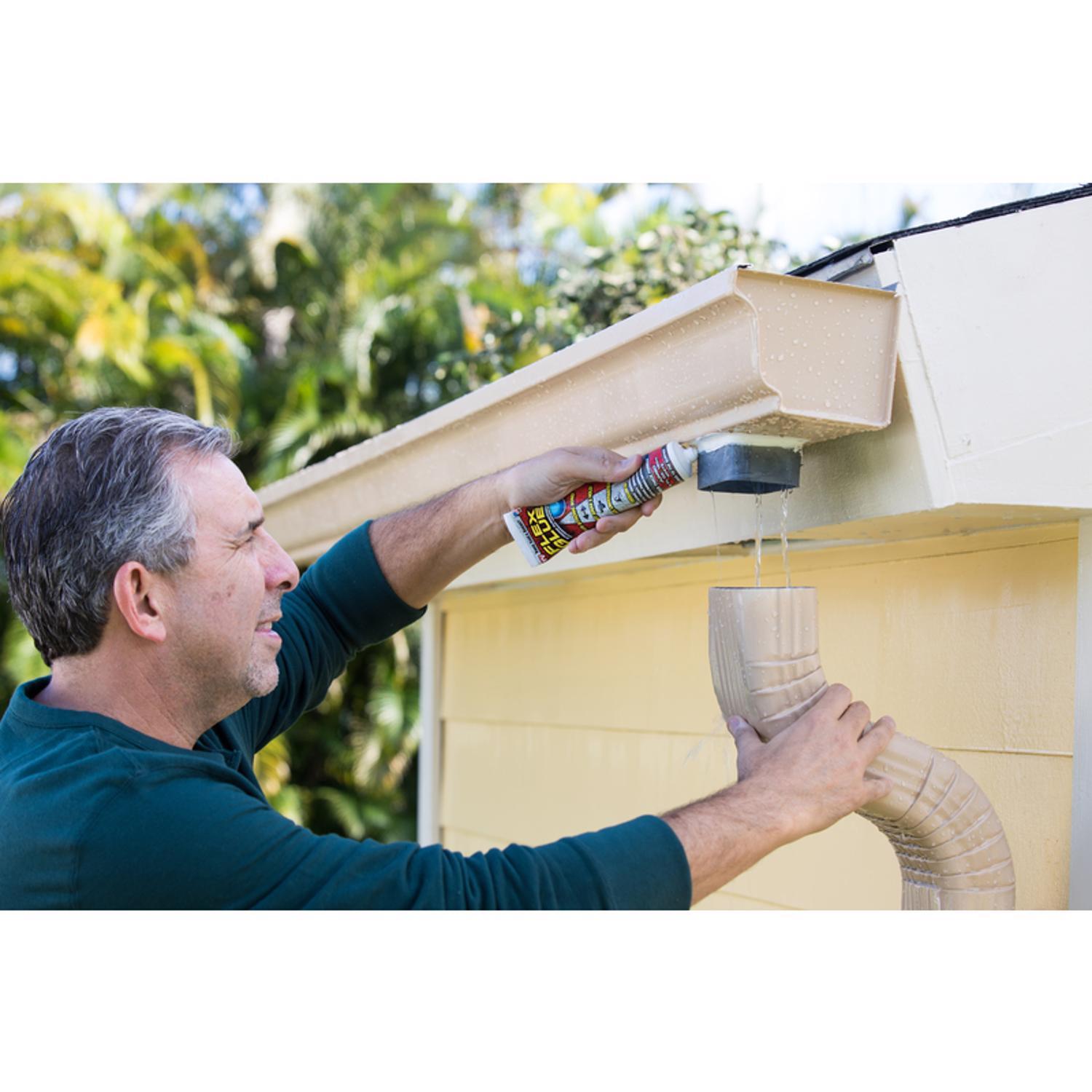 Flex Seal Family of Products FLEX GLUE White Rubberized Waterproof Adhesive 6 oz