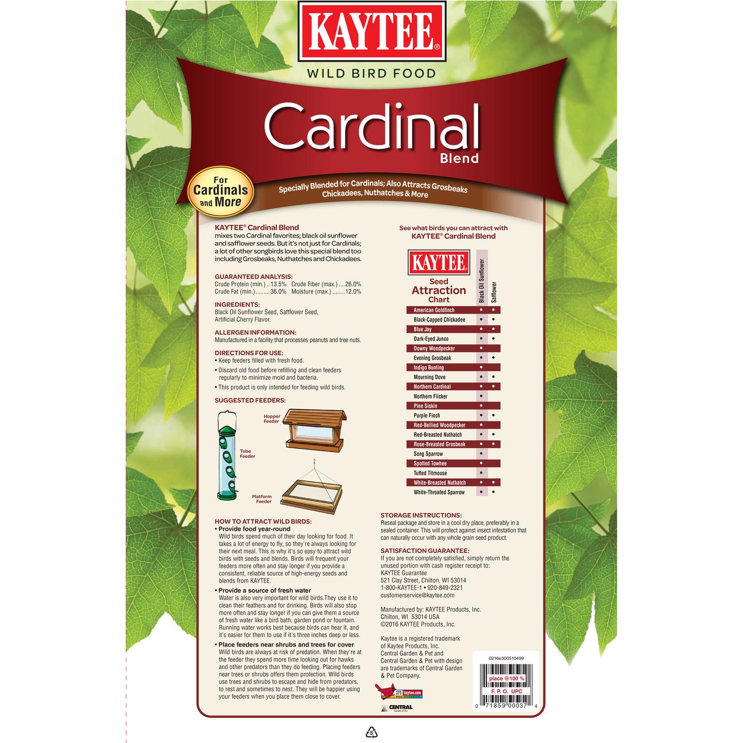 Kaytee Wild Bird Food 15 lb