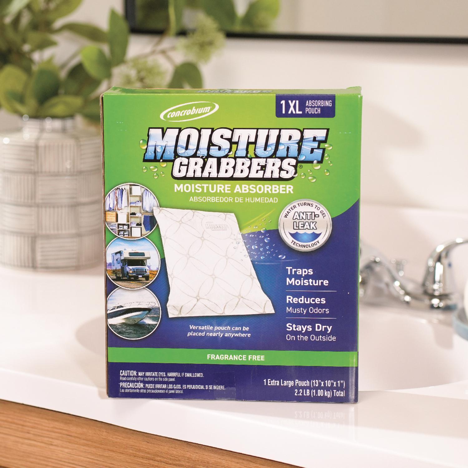 Concrobium Moisture Grabbers XL Humidity-Absorbing Pouch No Scent 35.3 oz
