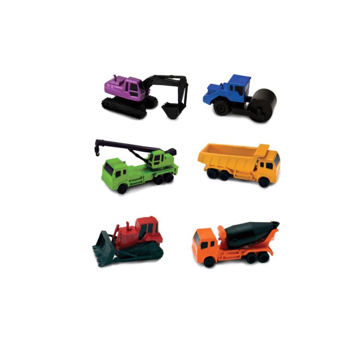 Safari Ltd. Toobs Construction Vehicles Multicolor 6 Pack