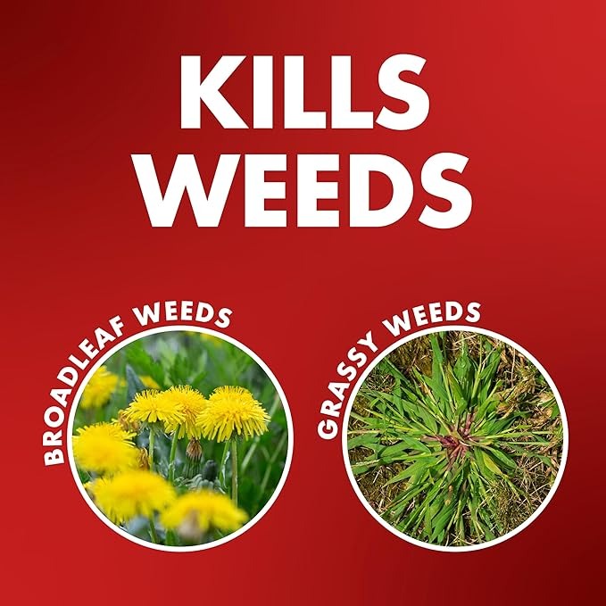 Spectracide One Shot Weed and Grass Killer, 32 oz., Ready-to-Use Spray kills weeds and grass with same-day results and prevents regrowth for up to five months