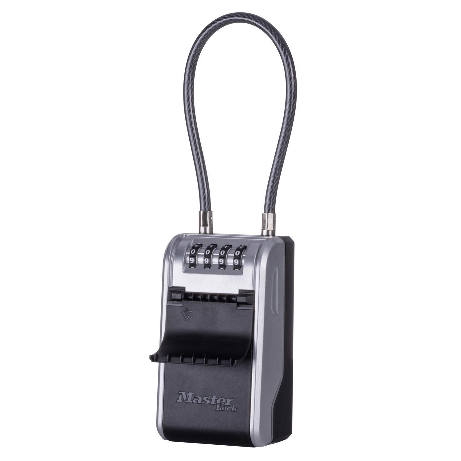 Master Lock 5.2 in. H X 3.4 in. W X 5.2 in. L Metal 4-Digit Combination Lock Box