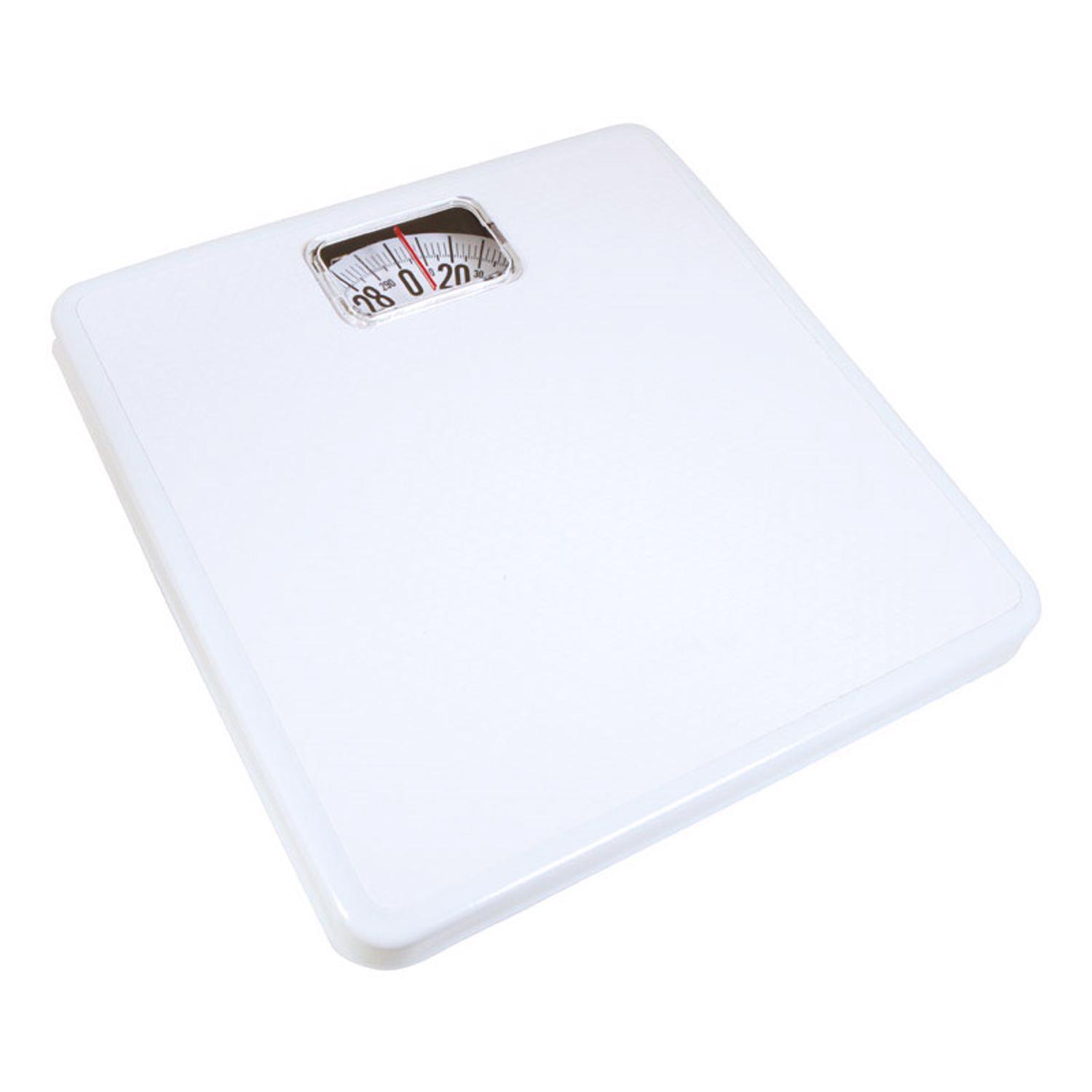 Taylor 300 lb Analog Bathroom Scale White