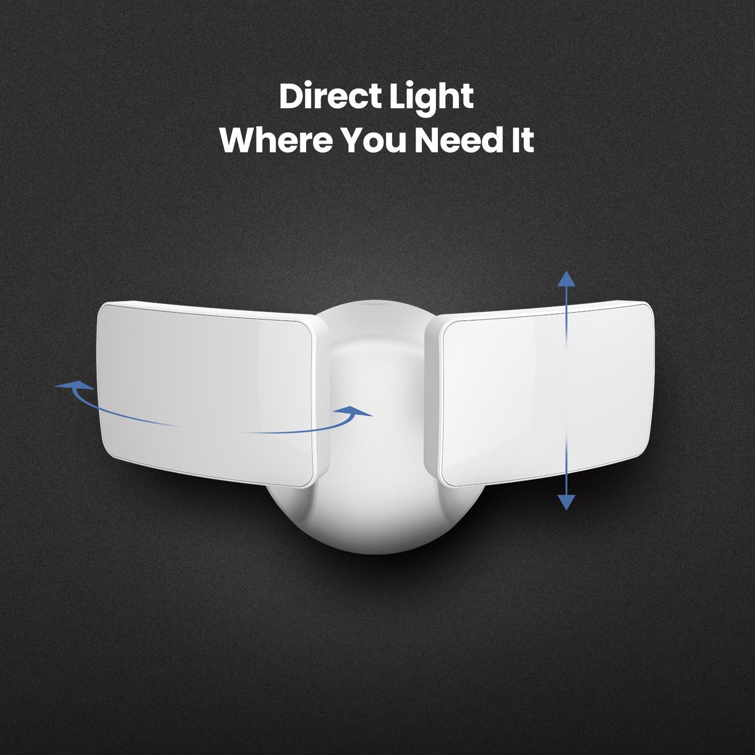 Feit LED Switch Hardwired LED White Security Floodlight