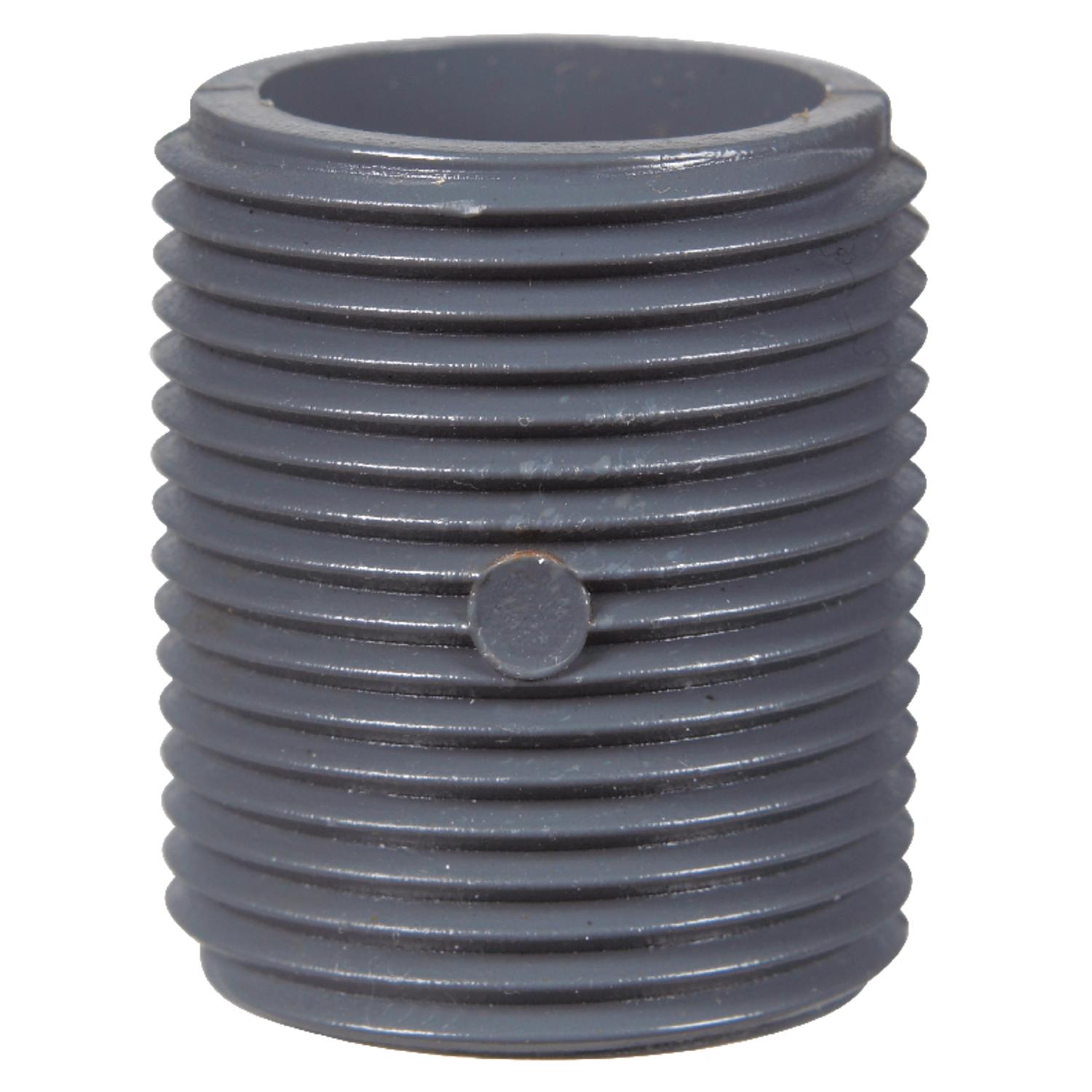 B&K Schedule 80 1 in. MIP X 1 in. D MIP PVC Close Nipple 1 pk