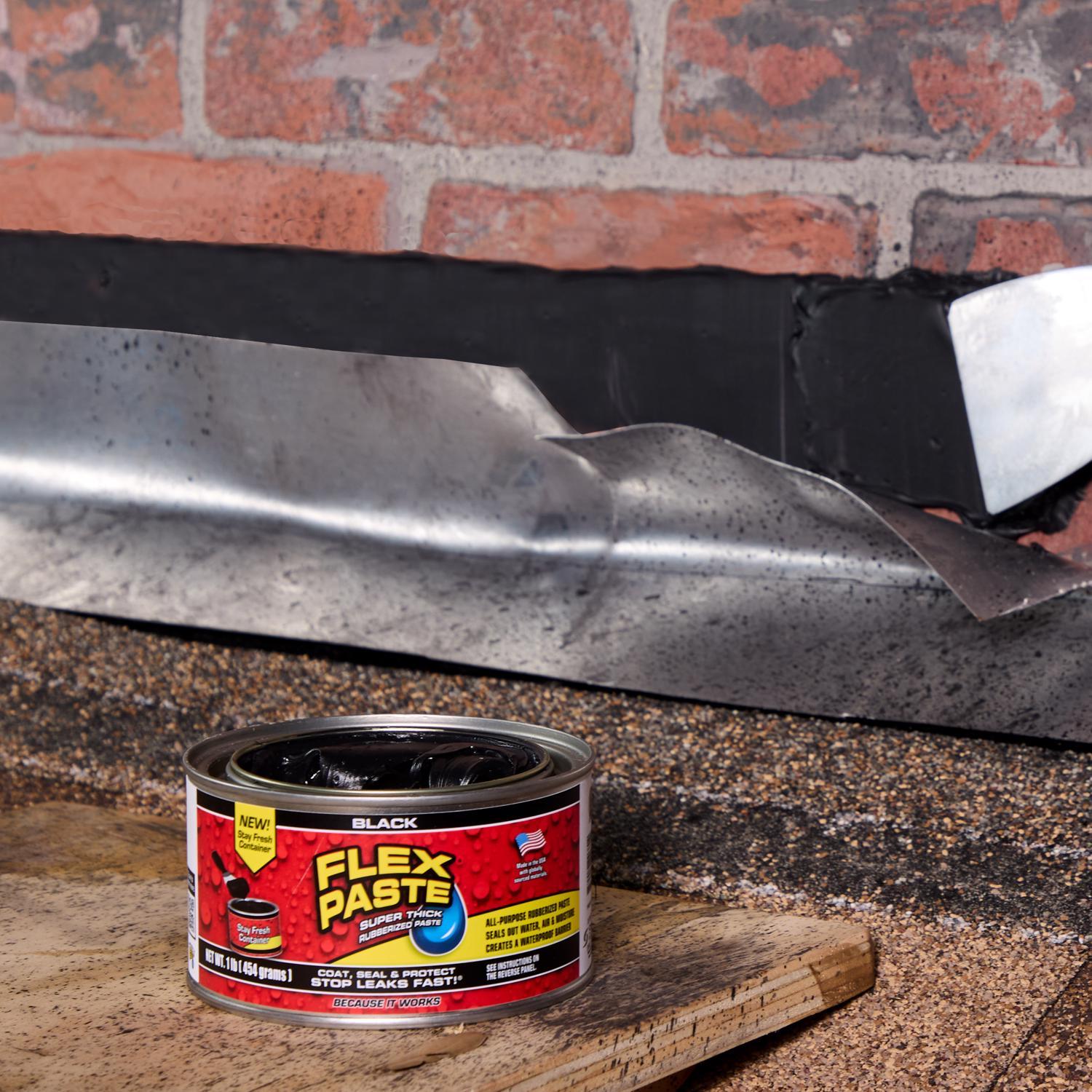 Flex Seal Family of Products Flex Paste Black Rubberized Paste 1 lb