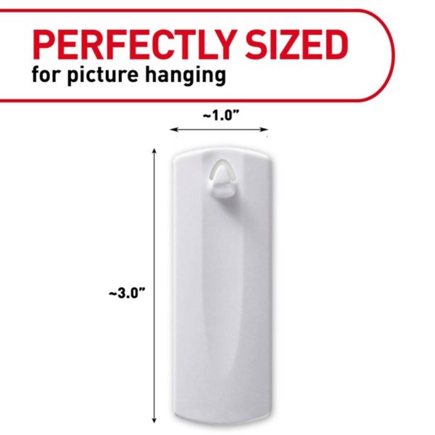 3M Command White Sawtooth Picture Hanger 4 lb 3 pk
