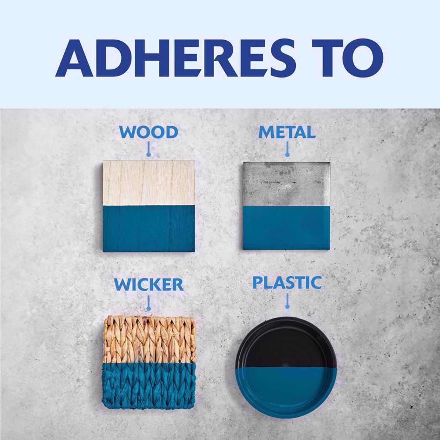 Rust-Oleum Painters Touch 2X Ultra Cover Satin Lagoon Paint+Primer Spray Paint 12 oz