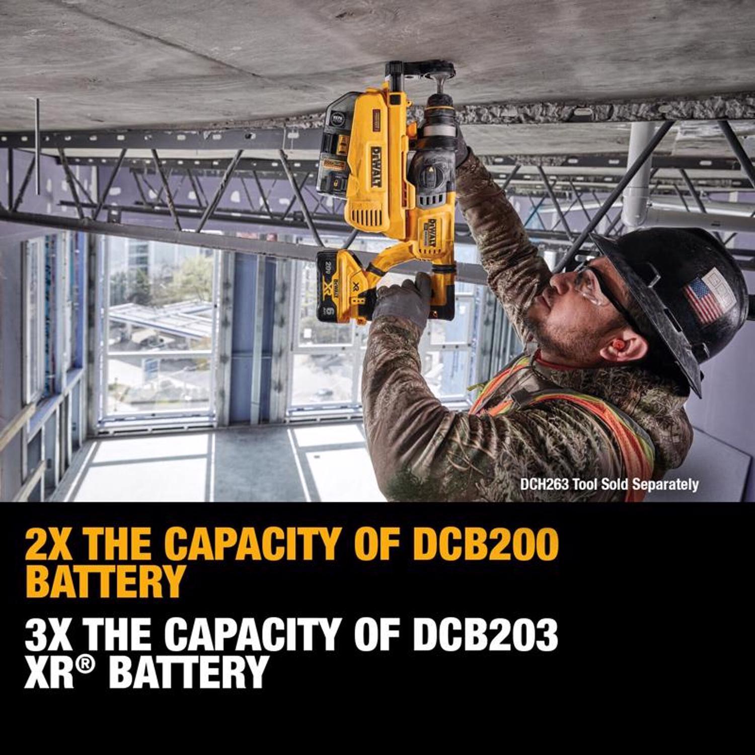 DeWalt 20V MAX DCB206 6 Ah Lithium-Ion Battery Pack 1 pc