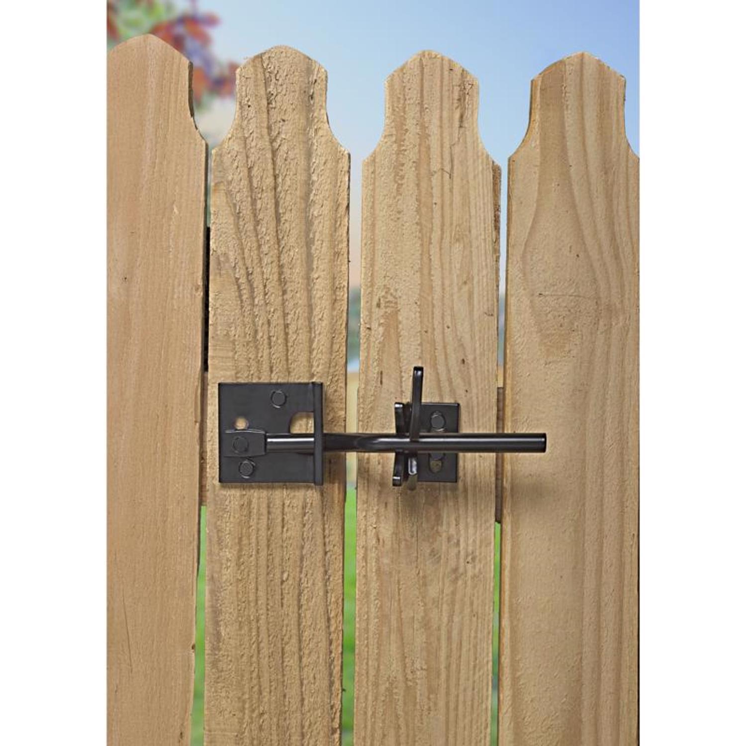 Ace 10.52 in. H X 4.75 in. W X 1.63 in. L Gloss Zinc Heavy Duty Adjustable Gate Latch