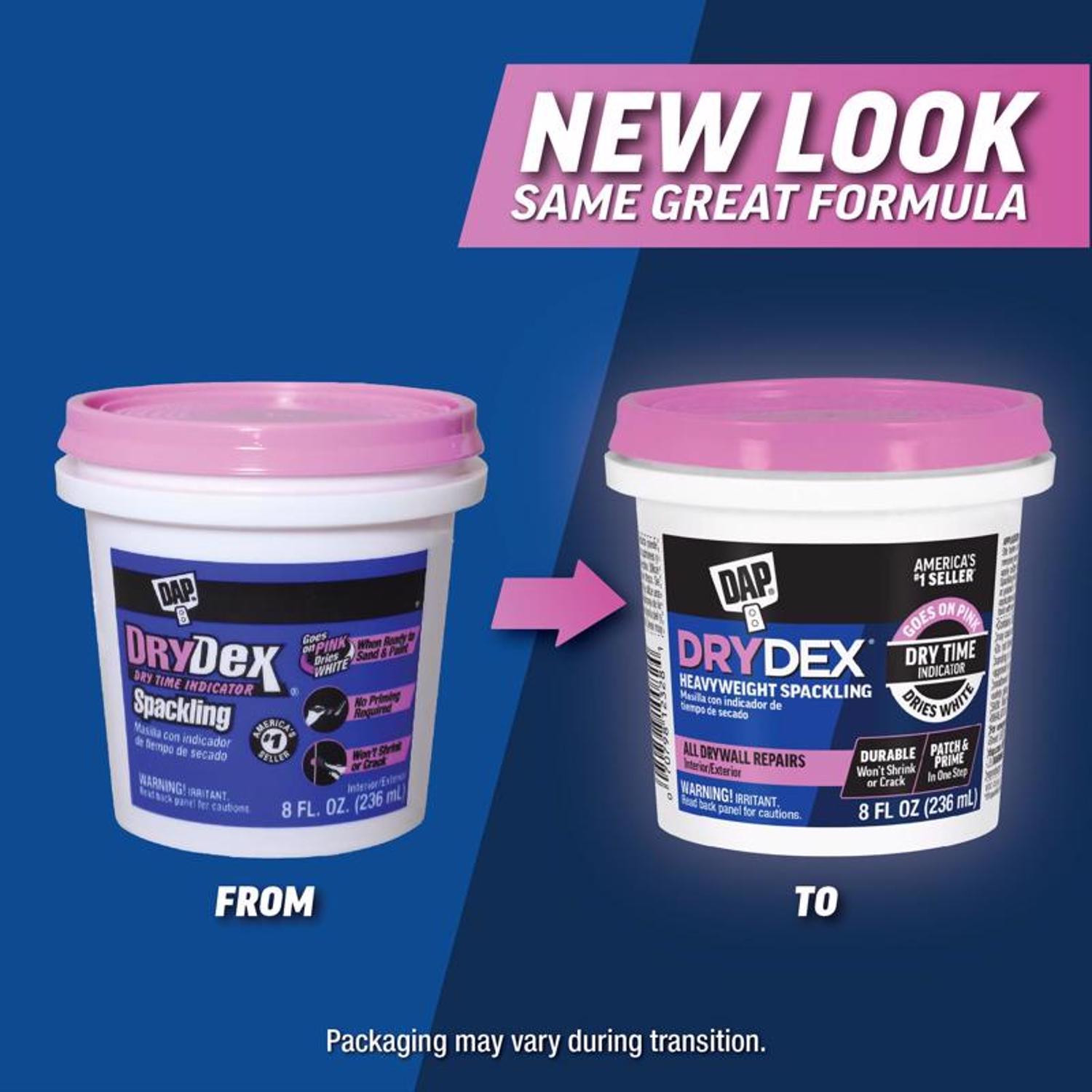 DAP DryDex Ready to Use White Spackling Compound 0.5 pt