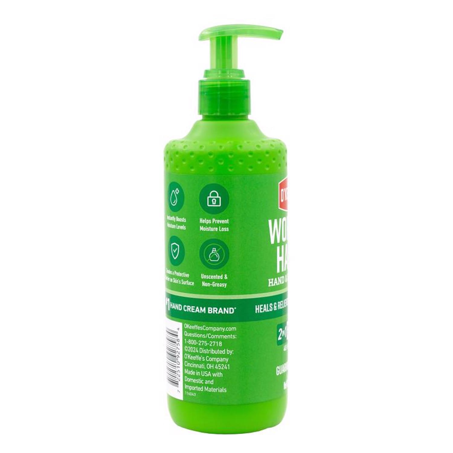 O'Keeffe's Working Hands Unscented Scent Hand and Body Lotion 12 oz 1 pk