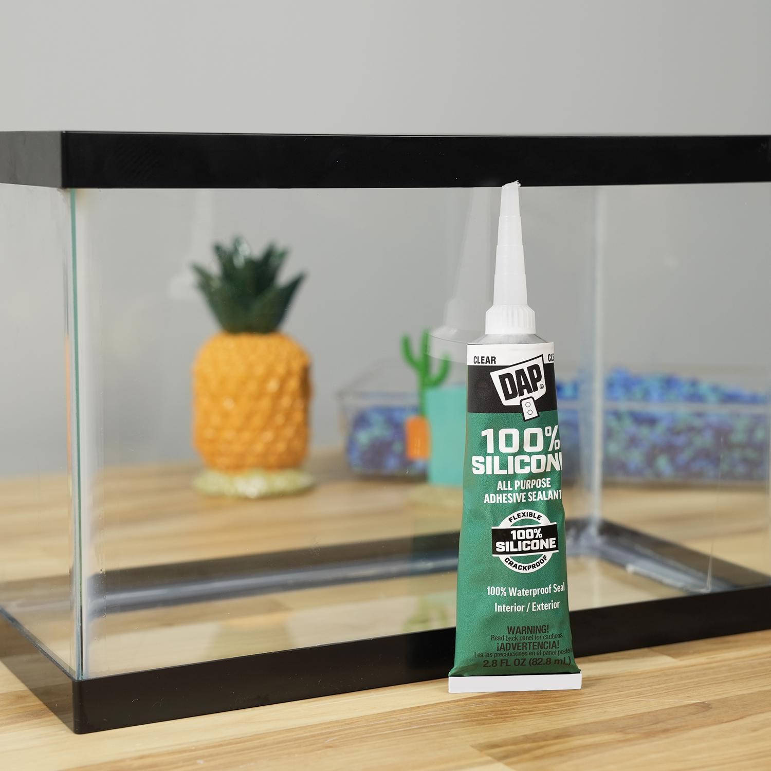 DAP Clear Silicone All Purpose Sealant and Adhesive 2.8 oz