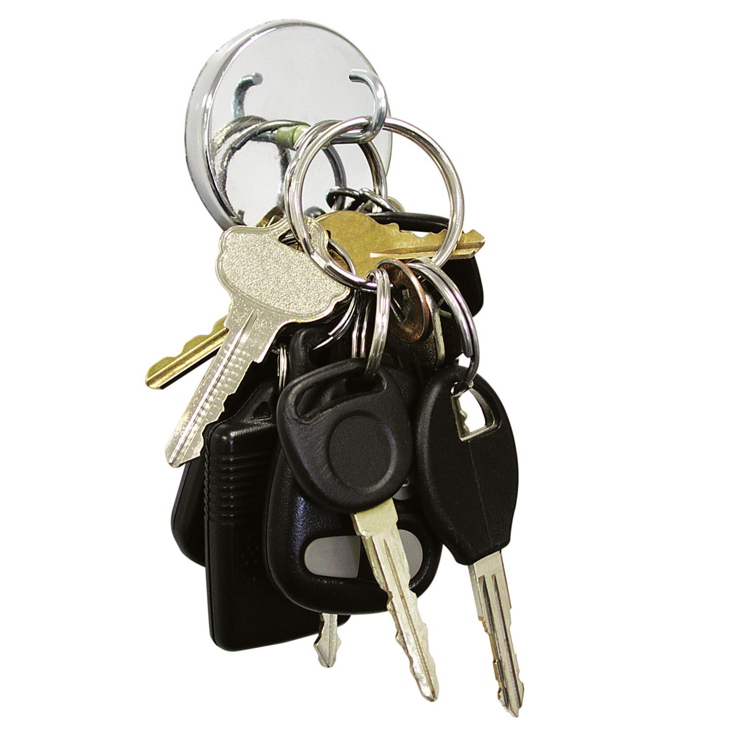 Magnet Source Handi-Hook 1.25 in. L X 2 in. W Silver Magnetic Hook 20 lb. pull 1 pc