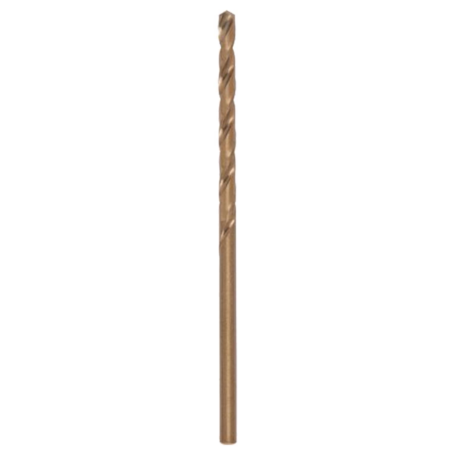 Milwaukee Cobalt Red Helix 7/64 in. X 2-5/8 in. L Alloy Steel Thunderbolt Drill Bit Round Shank 1 pc
