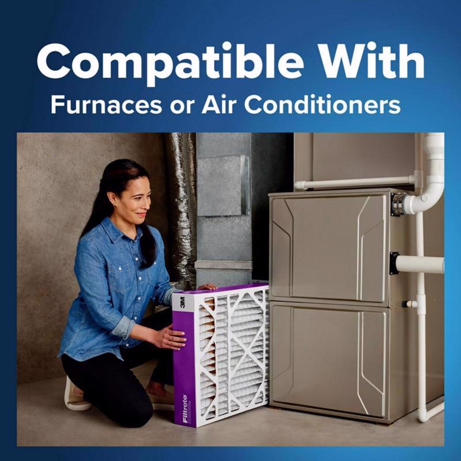 Filtrete 16 in. W X 25 in. H X 4-5/16 in. D Polyester 12 MERV Pleated Allergen Air Filter 1 pk