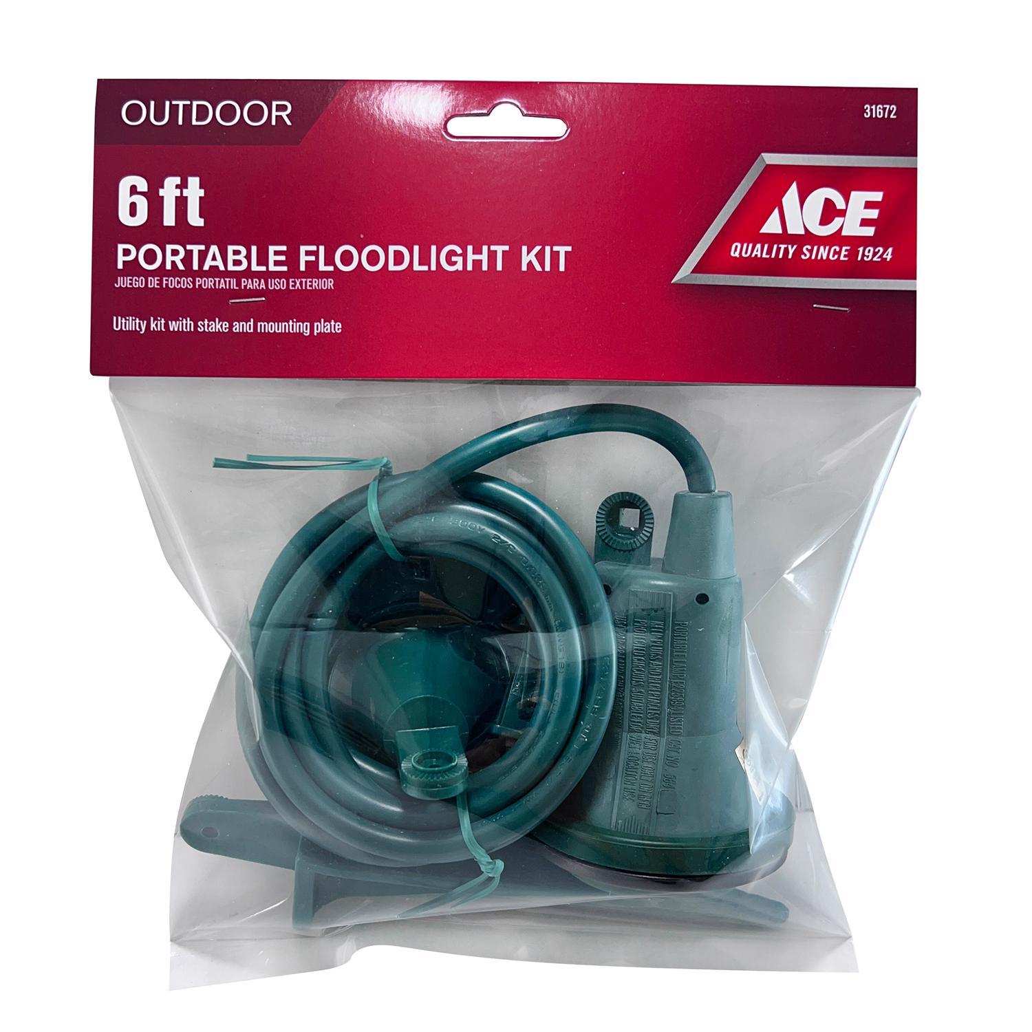 Ace Plug In 150 W Spot Light Kit 1 pk