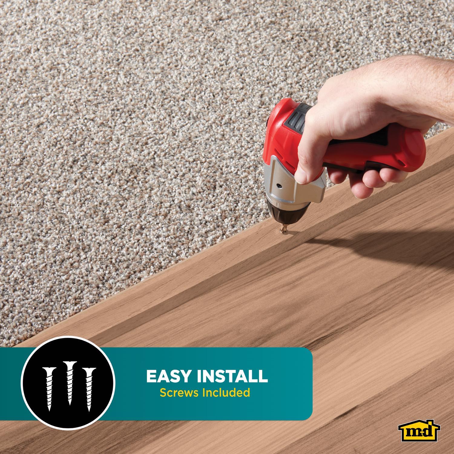 M-D Building Products 0.75 in. H X 1.44 in. W X 36 in. L Unfinished Unfinished Hardwood Carpet Trim