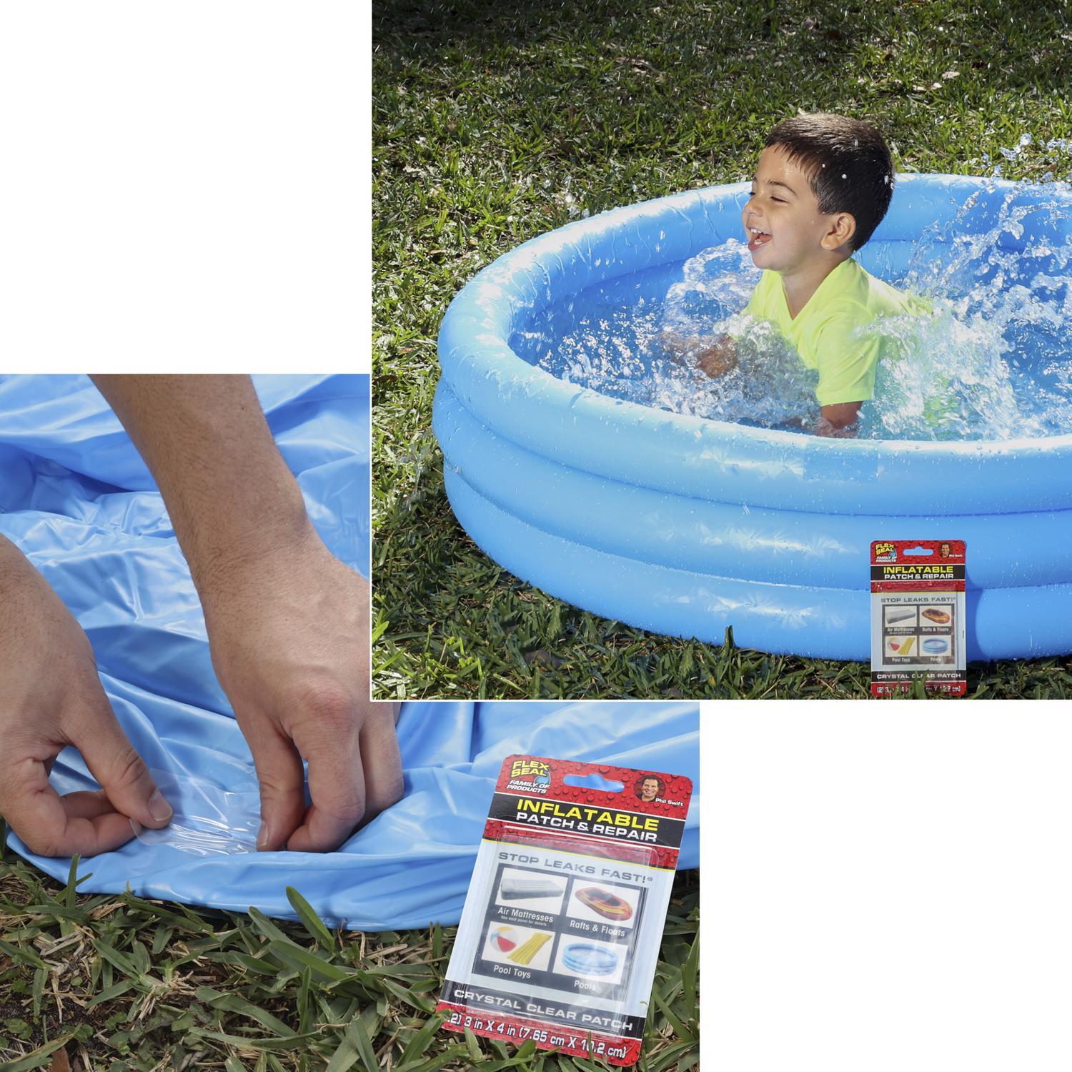 Flex Seal Family of Products Inflatable Patch & Repair 3 in. H X 4 in. L