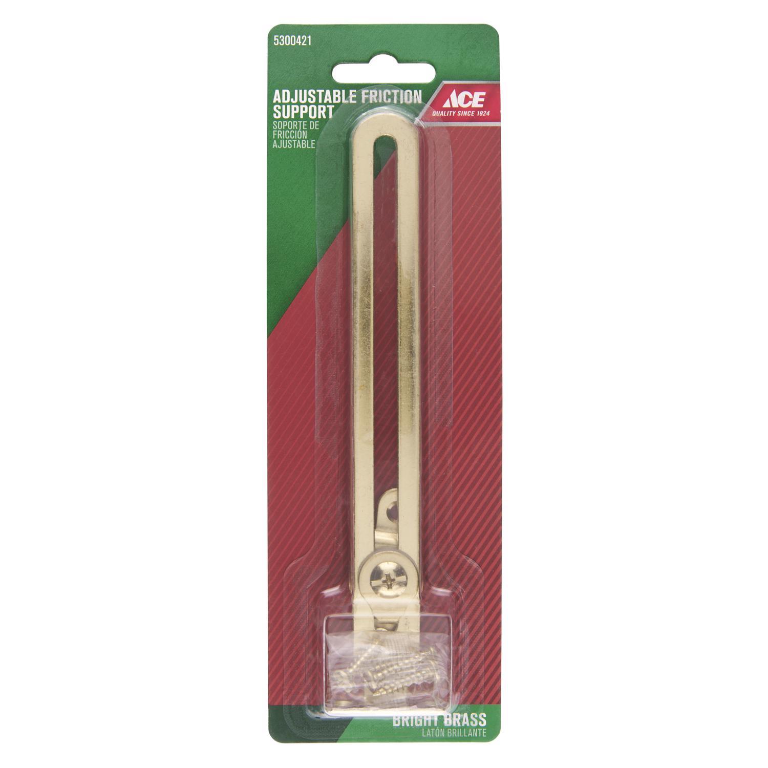 Ace Bright Brass Friction Lid Support 6-1/8 in. 1 pk