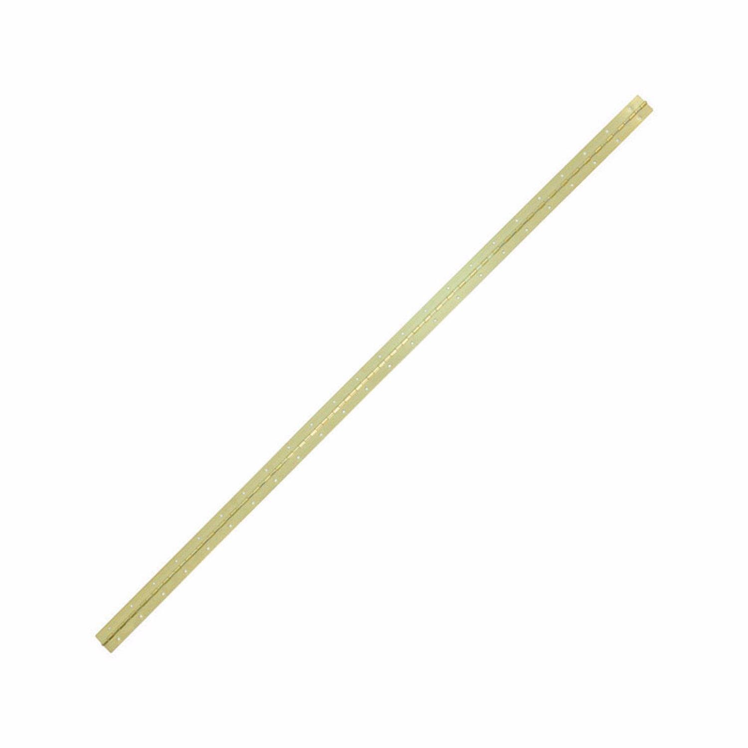 Ace 1-1/2 in. W X 48 in. L Bright Brass Brass Continuous Hinge 1 pk