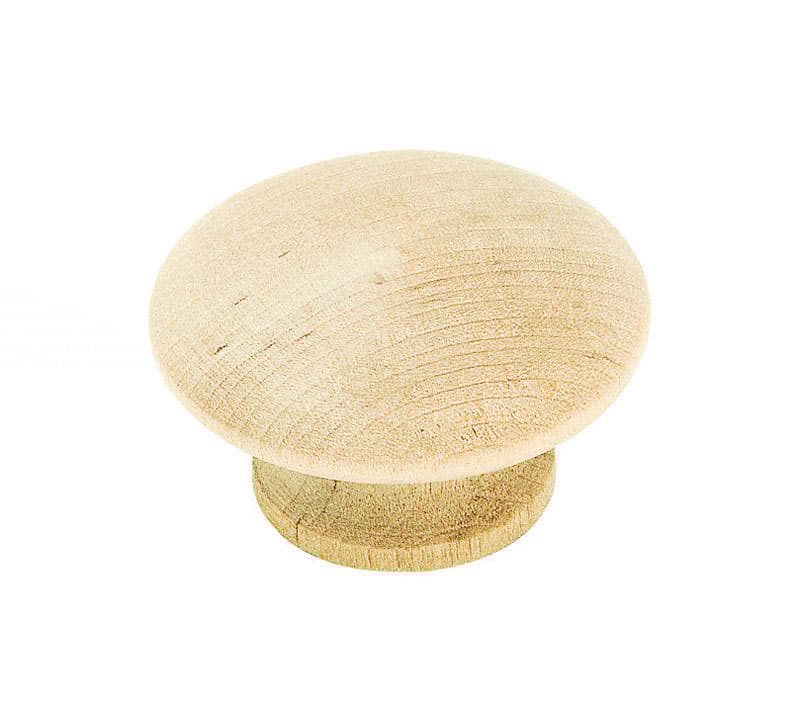 Amerock Traditional Classics Round Cabinet Knob 1-1/2 in. D 7/8 in. Unfinished 2 pk