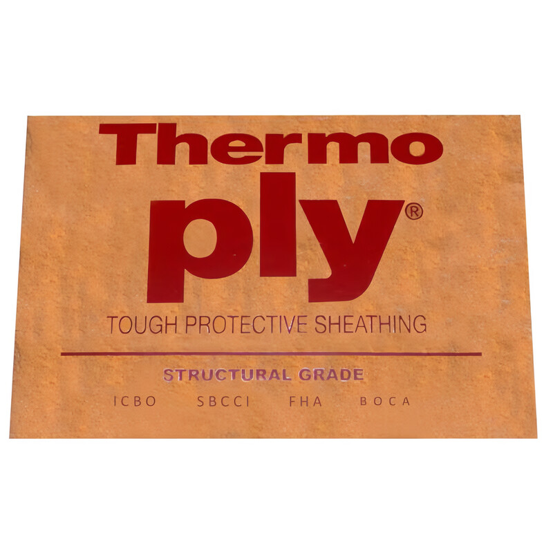 48 in. x 96 in. Red Thermo-Ply Foil Poly Structural Sheathing