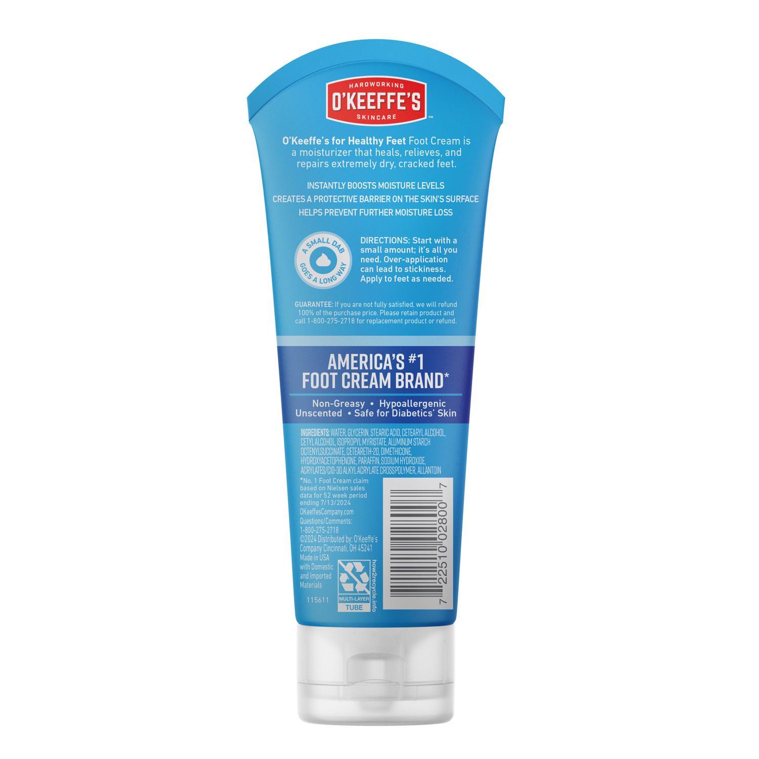 O'Keeffe's Healthy Feet No Scent Foot Repair Cream 3 oz 1 pk