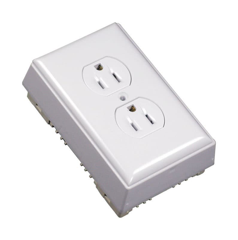 Legrand Rectangle PVC 1 gang Box Extension White