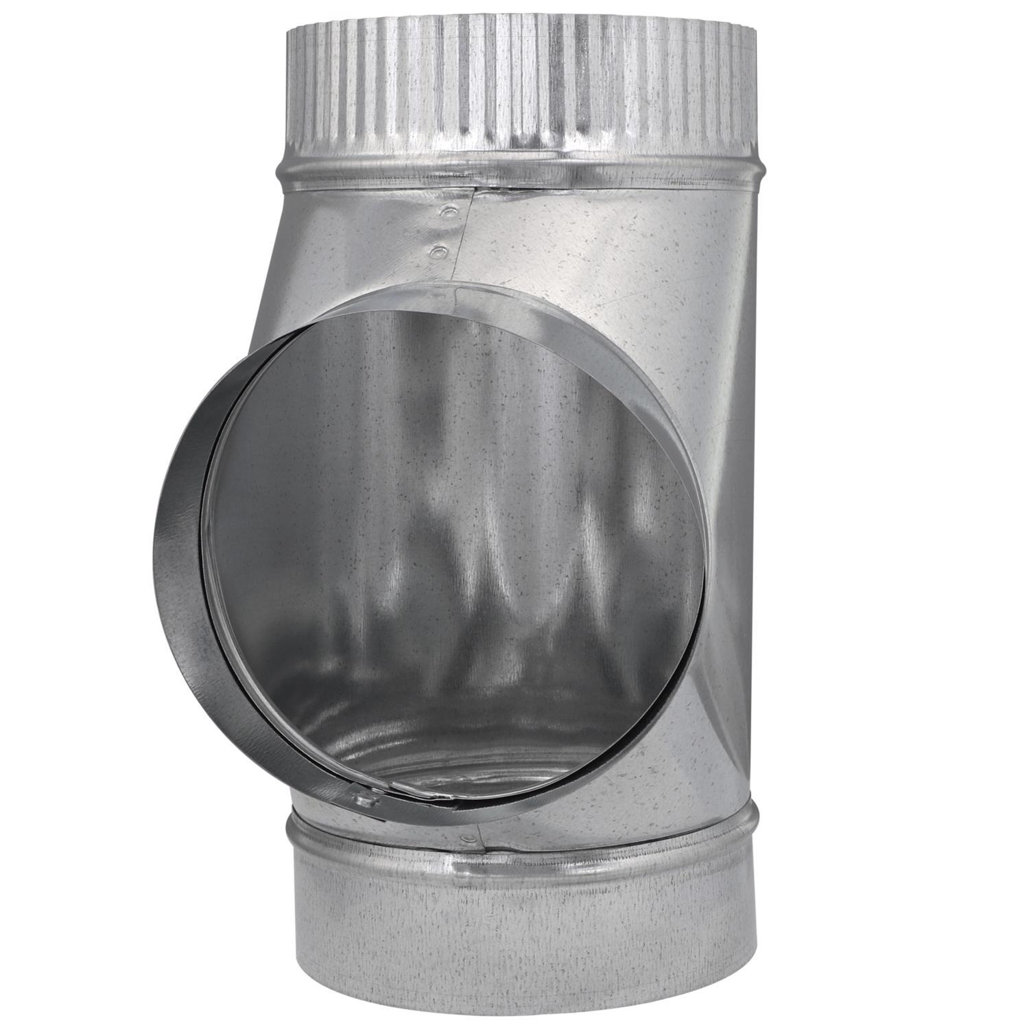 Imperial 6 in. X 6 in. X 6 in. Galvanized Steel Furnace Pipe Tee