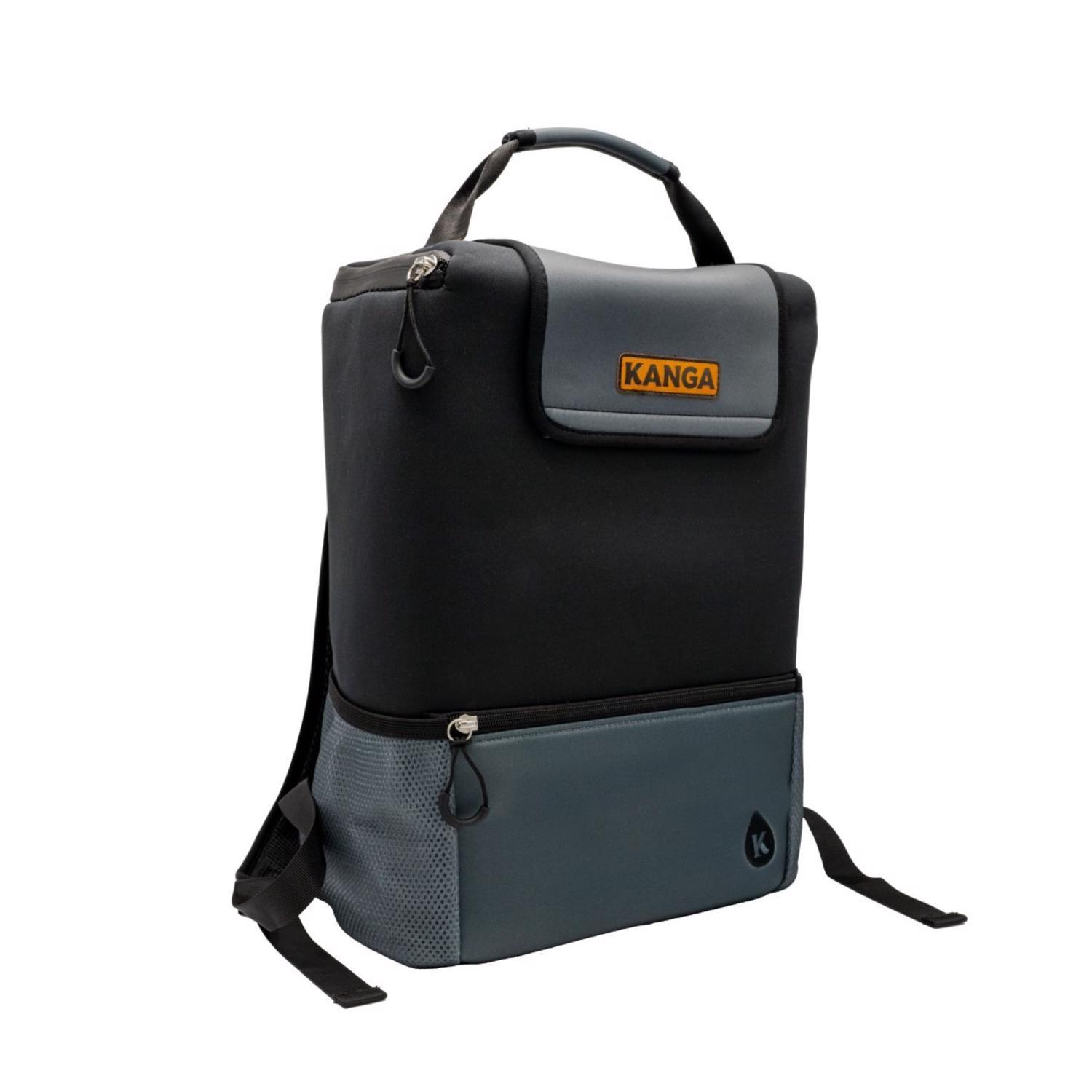 Kanga Midnight Black/Gray 24 cans Backpack Cooler