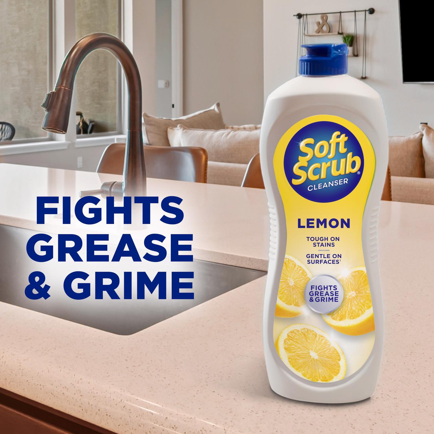 Soft Scrub Lemon Scent Cleanser 24 oz Cream