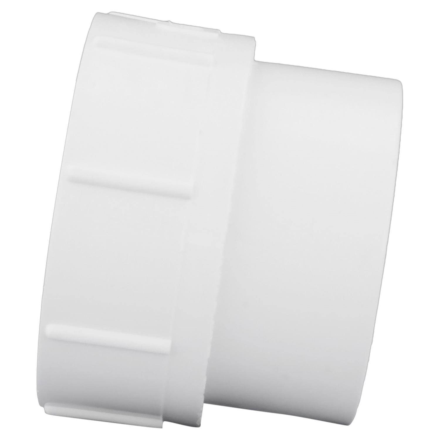 Charlotte Pipe Schedule 40 4 in. Spigot X 4 in. D FPT PVC Pipe Adapter 1 pk