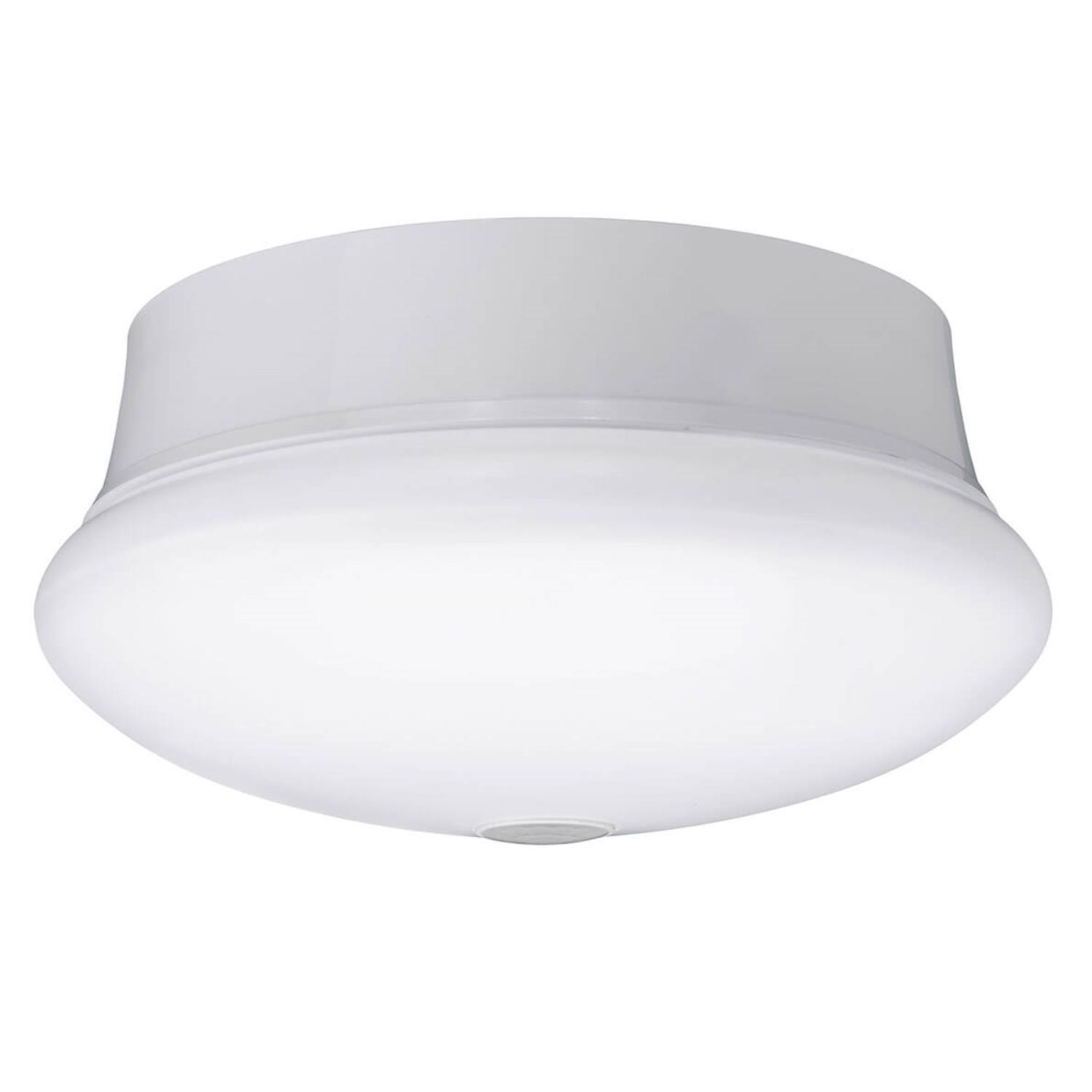 ETI 3.58 in. H X 7 in. W X 7 in. L White LED Ceiling Spin Light