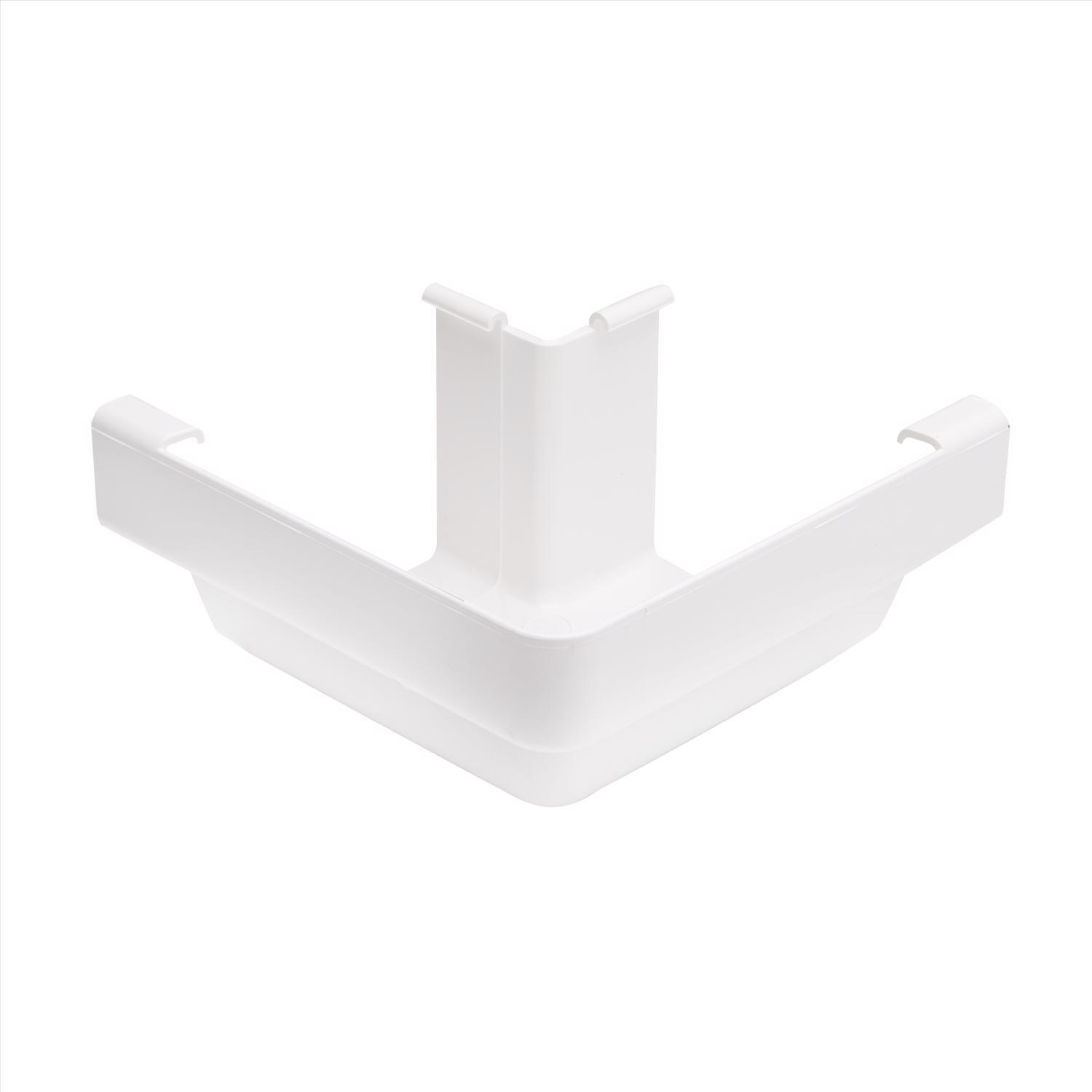 Amerimax 6 in. H X 6.15 in. W X 6.25 in. L White Vinyl K Outside Corner