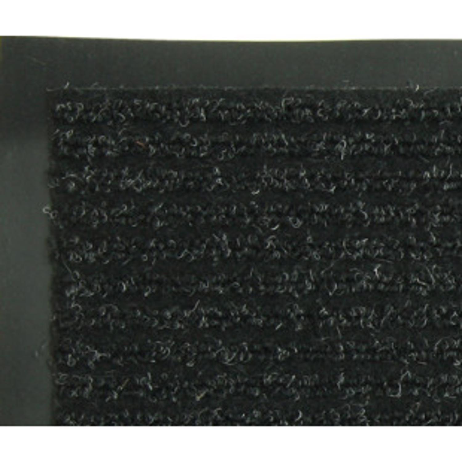 Sports Licensing Solutions 18 in. W X 28 in. L Black Ribbed Polypropylene Utility Mat