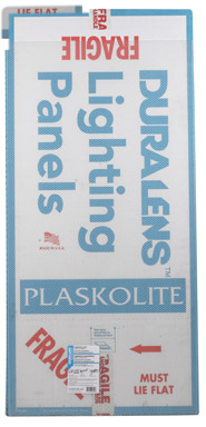 Plaskolite Duralens Acrylic Prismatic Lighting Panel 47-3/4 in. H x 23-3/4 in. W