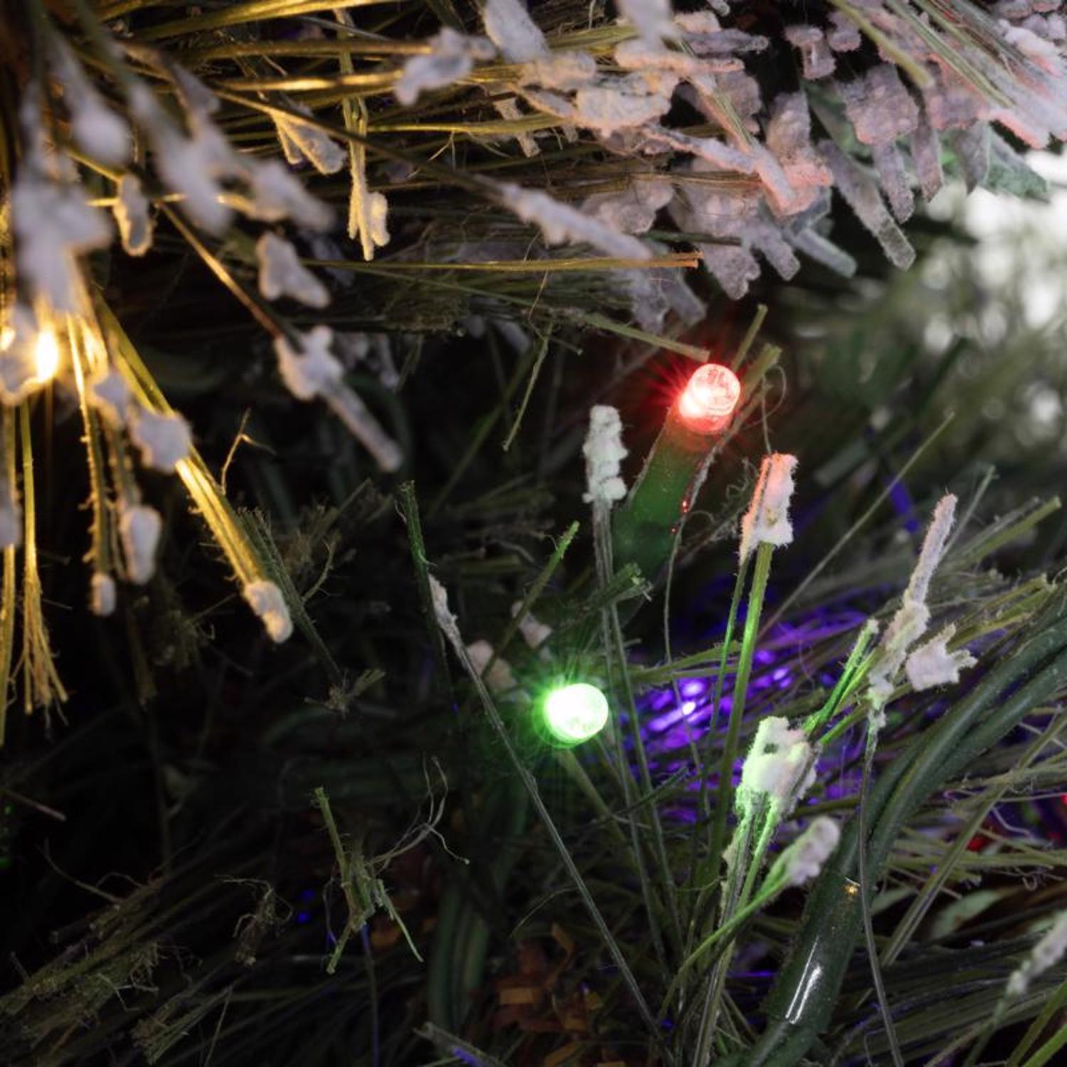 Holiday Bright Lights 1-2 Tree 7-1/2 ft. Full LED 2000 ct Tripoli Pine Sparkle Color Changing Christ