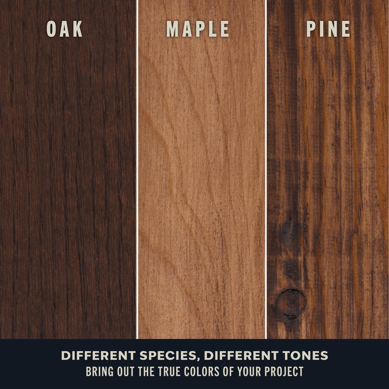 Varathane Semi-Transparent Kona Oil-Based Urethane Modified Alkyd Fast Dry Wood Stain 1 qt