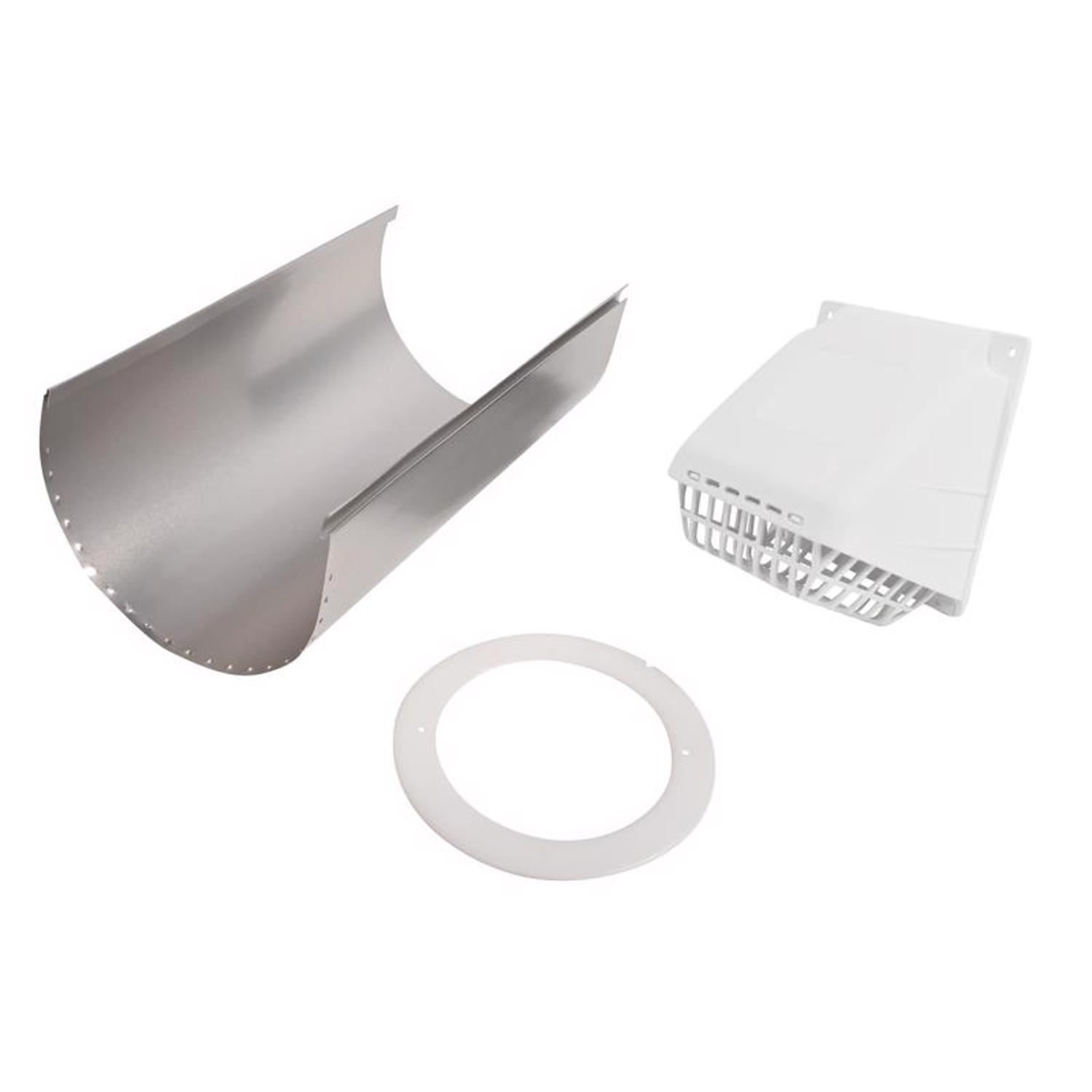 Ace 3 in. W X 6 in. L White Plastic Bathroom Vent