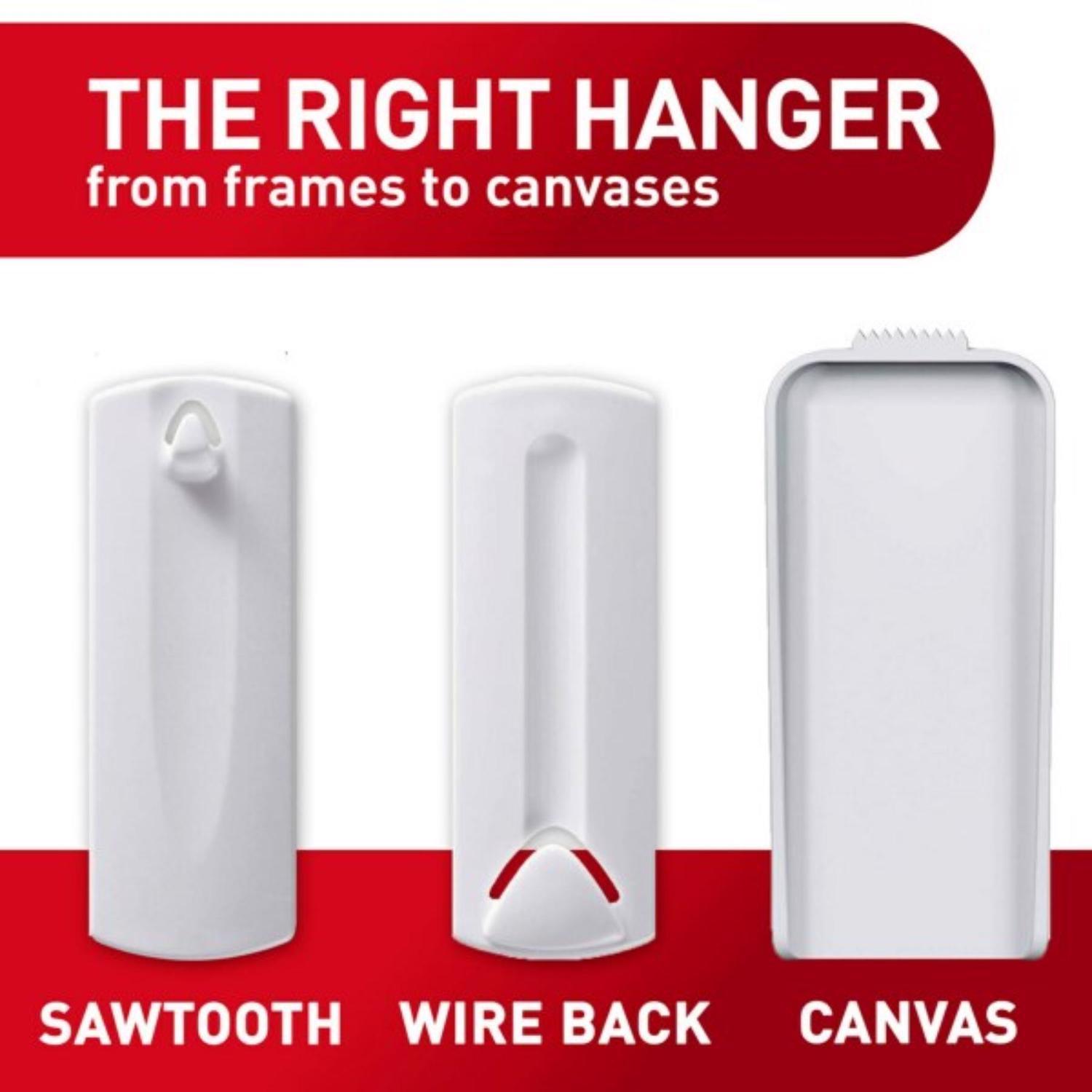 3M Command White Sawtooth Picture Hanger 4 lb 3 pk