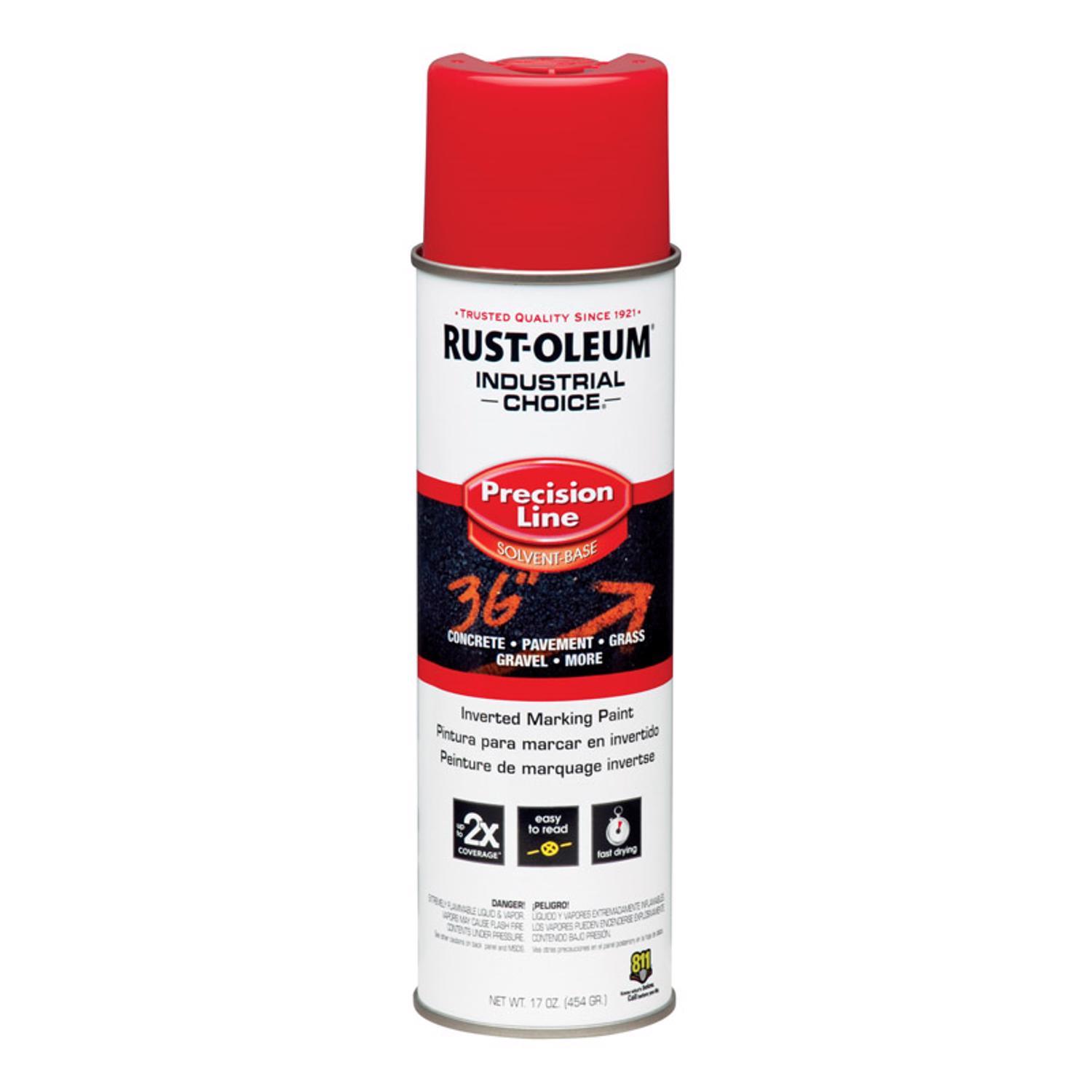 Rust-Oleum Industrial Choice Red Inverted Marking Paint 17 oz