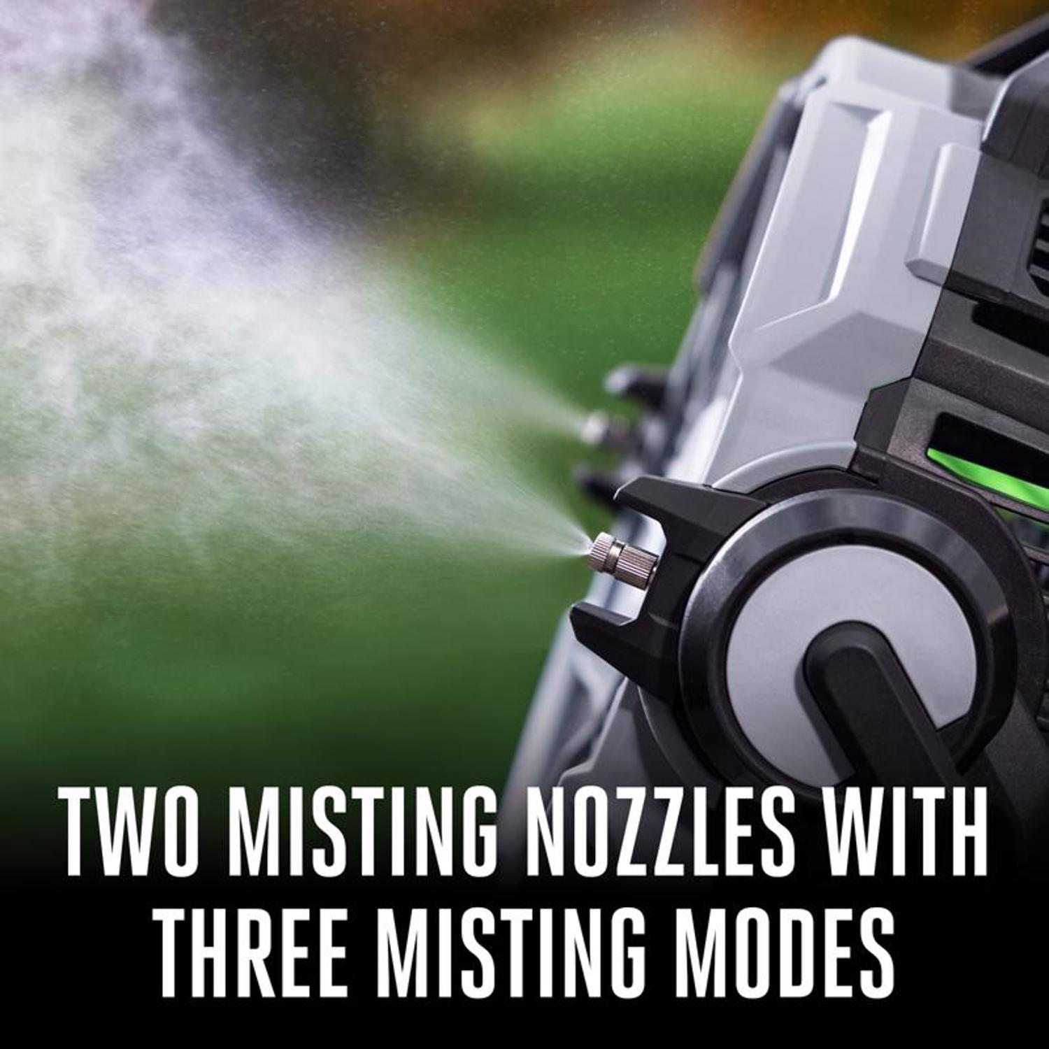 EGO Power+ 19.49 in. H 5 speed Oscillating Misting Fan Remote Control