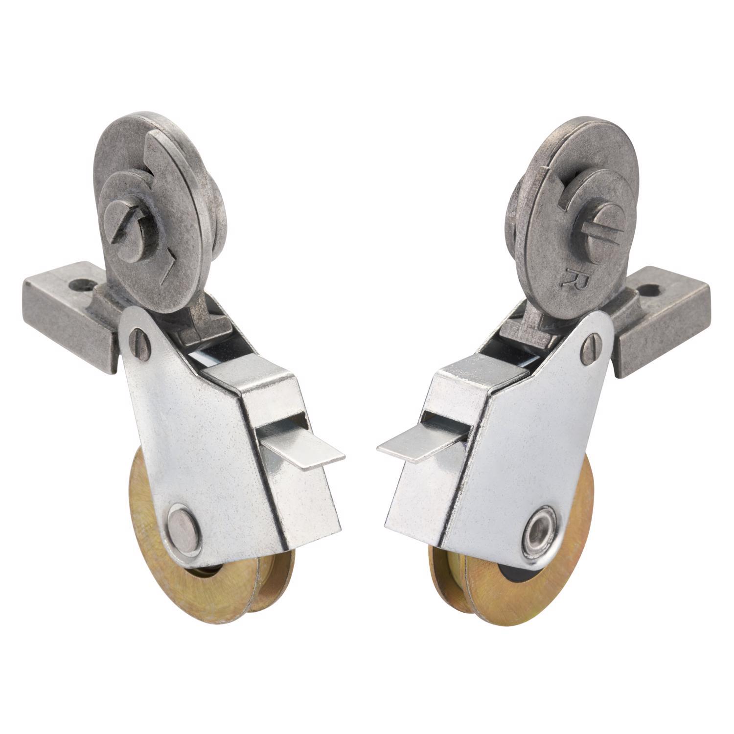 Ace Silver Plastic/Steel Roller Assembly 2 pc