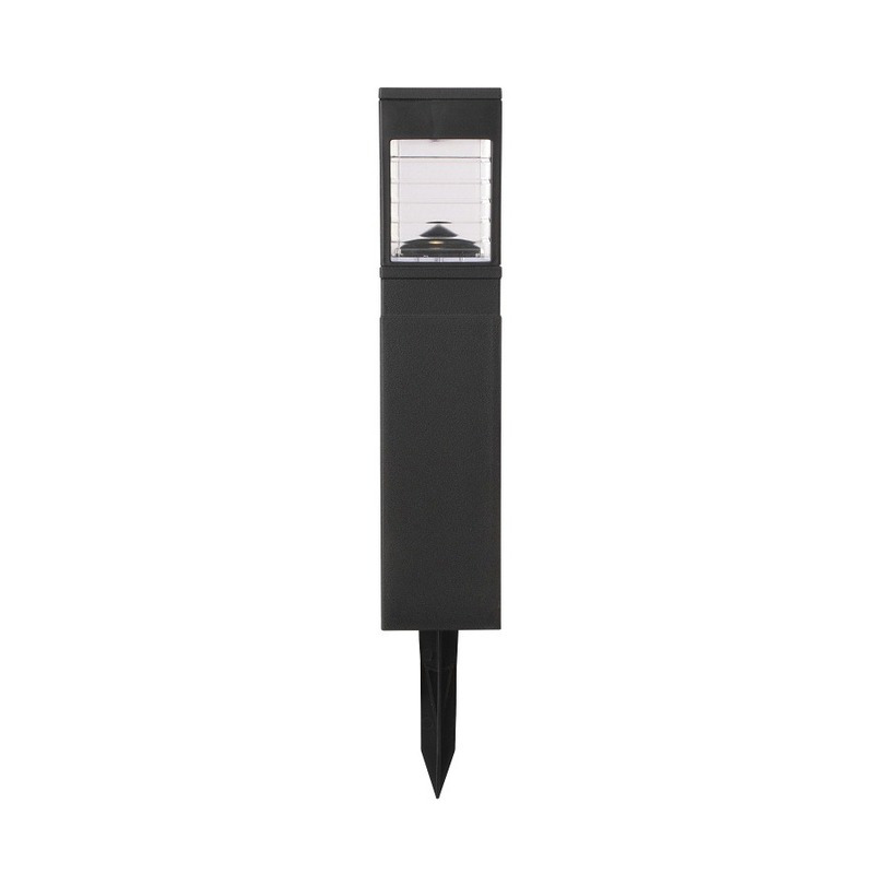 Boston Harbor Solar Bollard Pathway Light, 3 Tiered Lens