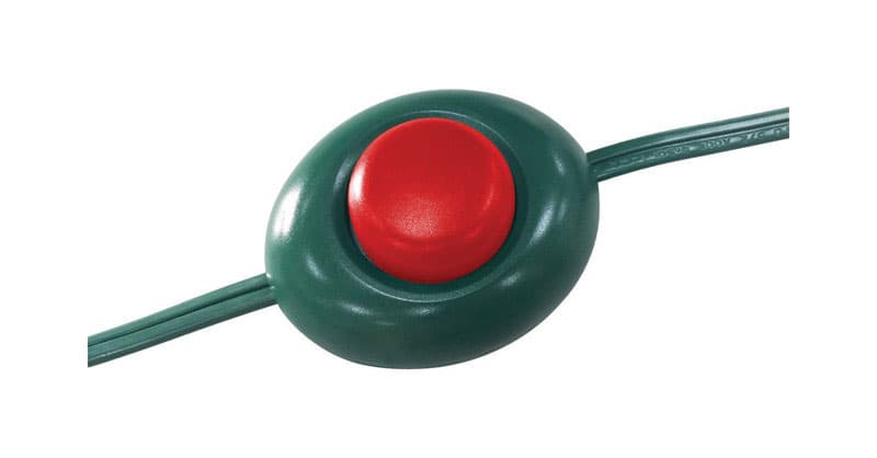 Ace Indoor 15 ft. L Green Extension Cord with Switch