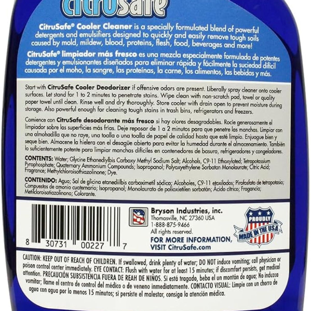 CitruSafe Cooler Cleaner 16 oz.
