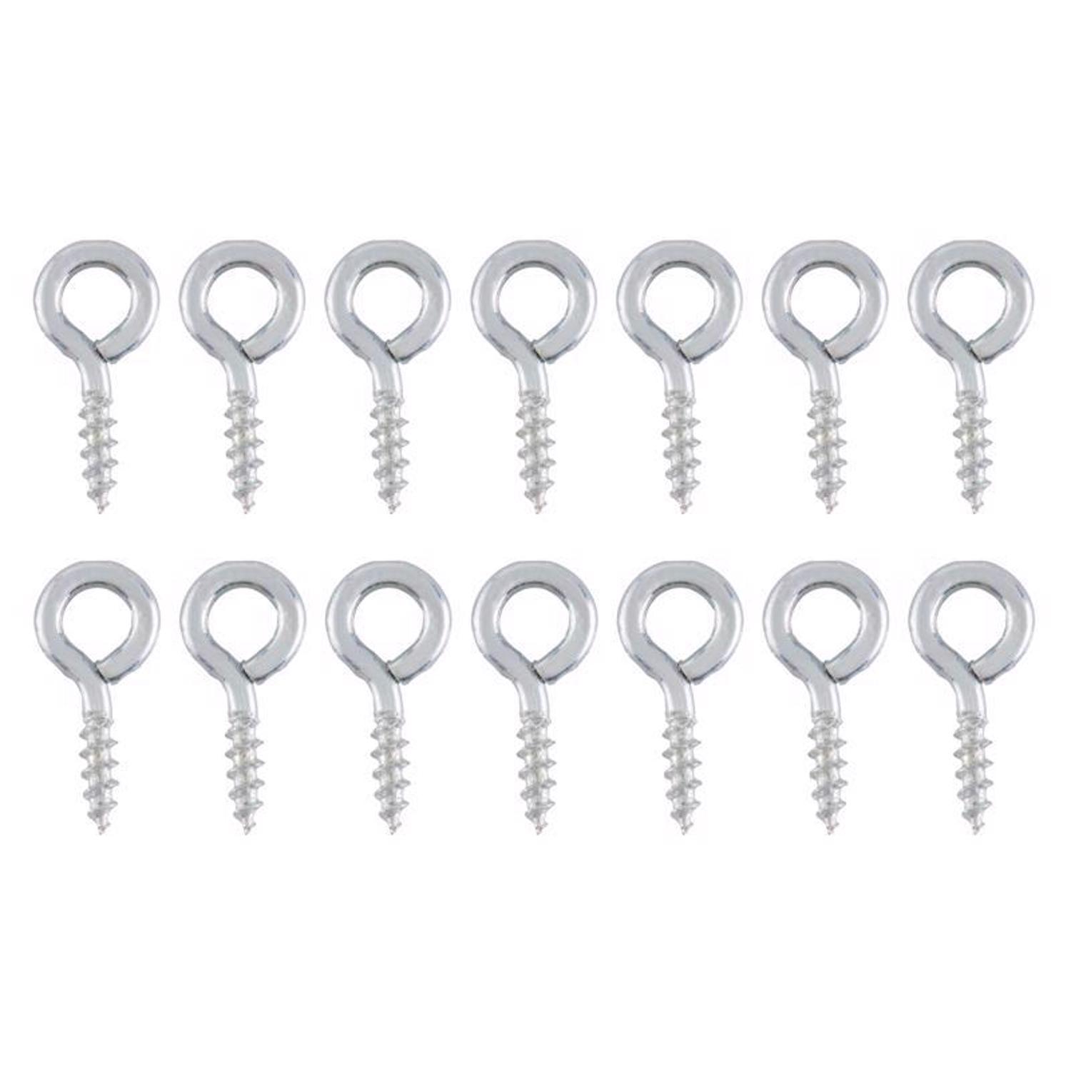 Ace 1/16 in. D X 7/16 in. L Zinc-Plated Steel Screw Eye 5 lb. cap. 14 pk