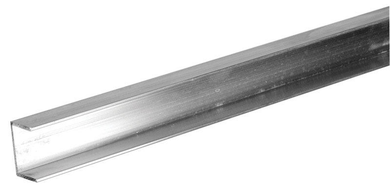 Boltmaster 1/16 in. x 3/4 in. W x 72 in. L Aluminum U Channel